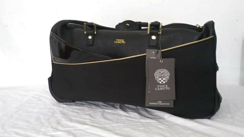 $450 NEW VINCE CAMUTO Harrlee 22" Wheeled Duffel Bag Black Carry On Luggage