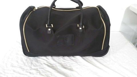 $450 NEW VINCE CAMUTO Harrlee 22" Wheeled Duffel Bag Black Carry On Luggage
