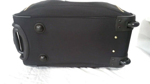 $450 NEW VINCE CAMUTO Harrlee 22" Wheeled Duffel Bag Black Carry On Luggage
