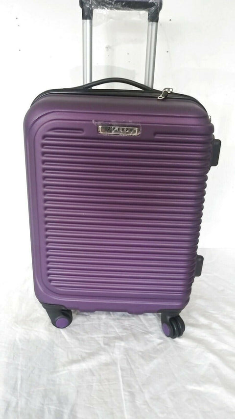 $260 Elite Luggage Helsinki 20" Hard Luggage Spinner Carry On Suitcase Teal Blue