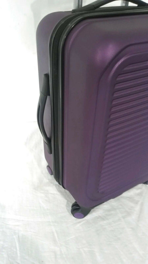 $260 Elite Luggage Helsinki 20" Hard Luggage Spinner Carry On Suitcase Teal Blue