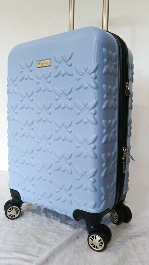 $300 New BCBG Generation Butterfly 20" Hard Spinner Suitcase Luggage Carry On