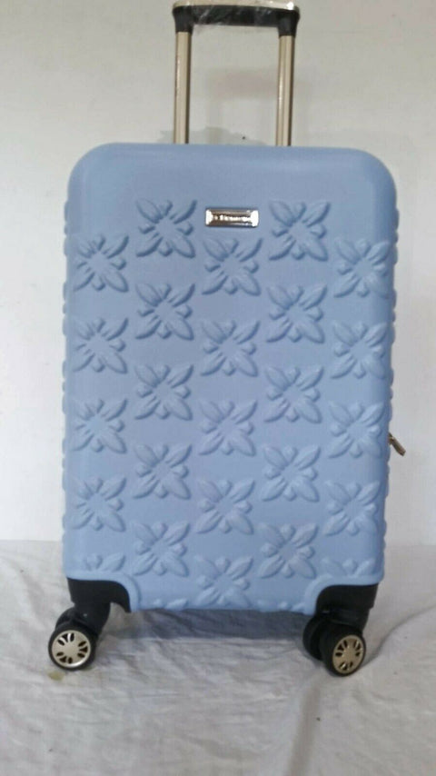 $300 New BCBG Generation Butterfly 20" Hard Spinner Suitcase Luggage Carry On