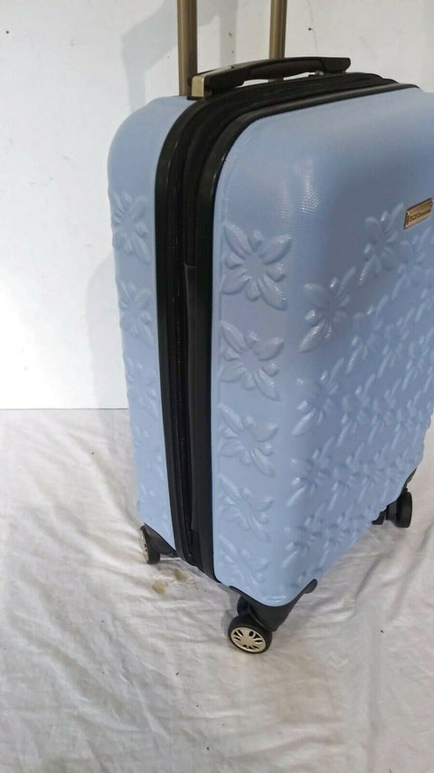 $300 New BCBG Generation Butterfly 20" Hard Spinner Suitcase Luggage Carry On