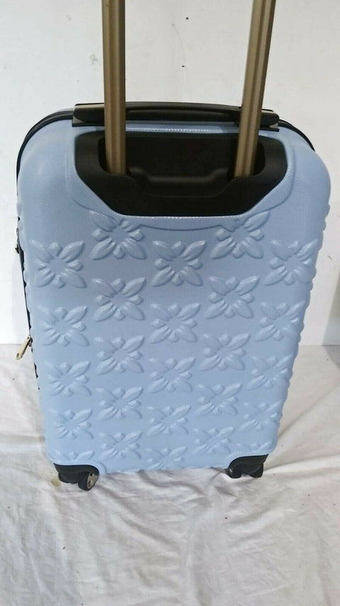$300 New BCBG Generation Butterfly 20" Hard Spinner Suitcase Luggage Carry On