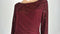 $165 Lauren Ralph Lauren Women's Burgundy Long Sleeve Lace Tunic Dress Size 18 - evorr.com