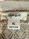 $69 Style&Co. Women Long Sleeve Front Open Bell Sleeve Cardigan Sweater Beige XL