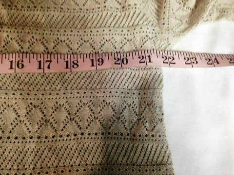 $69 Style&Co. Women Long Sleeve Front Open Bell Sleeve Cardigan Sweater Beige XL