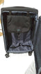 $300 New Delsey Helium 360 25" Expandable 8 Spinner Wheel Suitcase Black Luggage