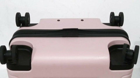 $240 New Trips 22" Carry-On Spinner Suitcase Luggage Pink Hardcase TSA Lock