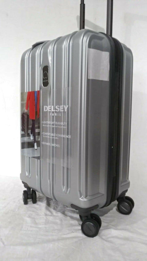 $400 New Delsey Connectech Carry-On Spinner 21" Luggage Suitcase W/ USB Port