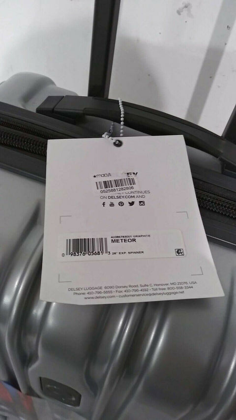 $400 New Delsey Connectech Carry-On Spinner 21" Luggage Suitcase W/ USB Port