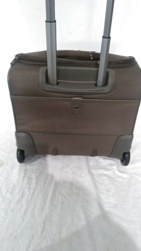 $220 Delsey Helium 360 Carry-On 2 Wheeled Under seat Bag Luggage Mocha