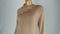 $108 NEW GUESS Women's Long Sleeve Button Neck Sweater Midi Dress Beige XL - evorr.com