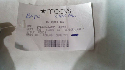 $108 NEW GUESS Women's Long Sleeve Button Neck Sweater Midi Dress Beige XL - evorr.com