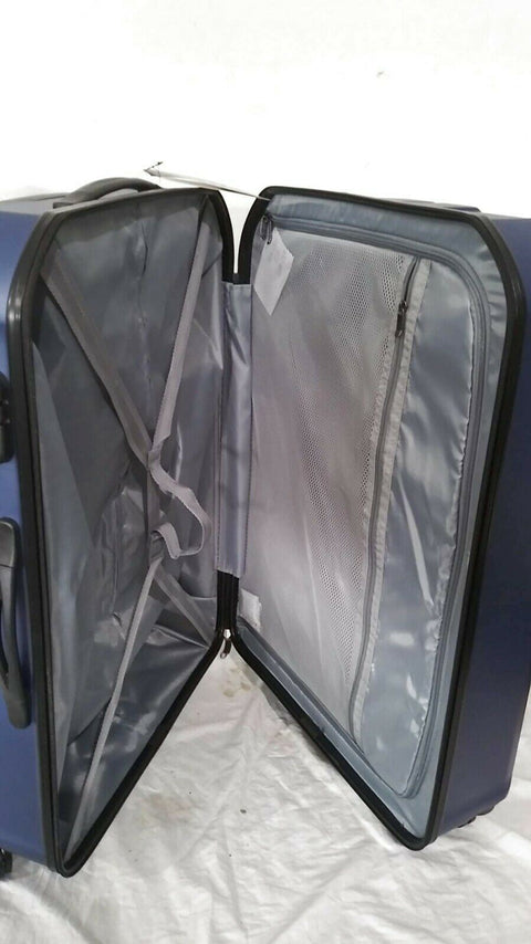 $400 NEW Elite Luggage Capitola 29" Hard Luggage Spinner Wheels Suitcase Blue