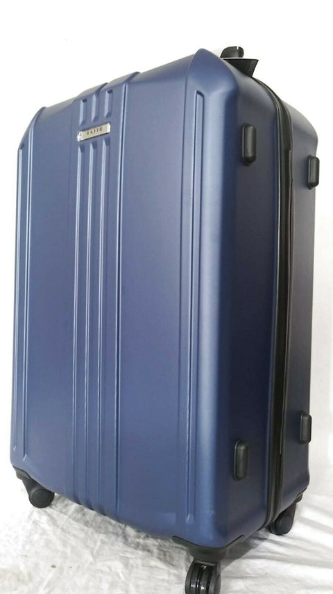 $400 NEW Elite Luggage Capitola 29" Hard Luggage Spinner Wheels Suitcase Blue