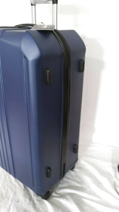 $400 NEW Elite Luggage Capitola 29" Hard Luggage Spinner Wheels Suitcase Blue