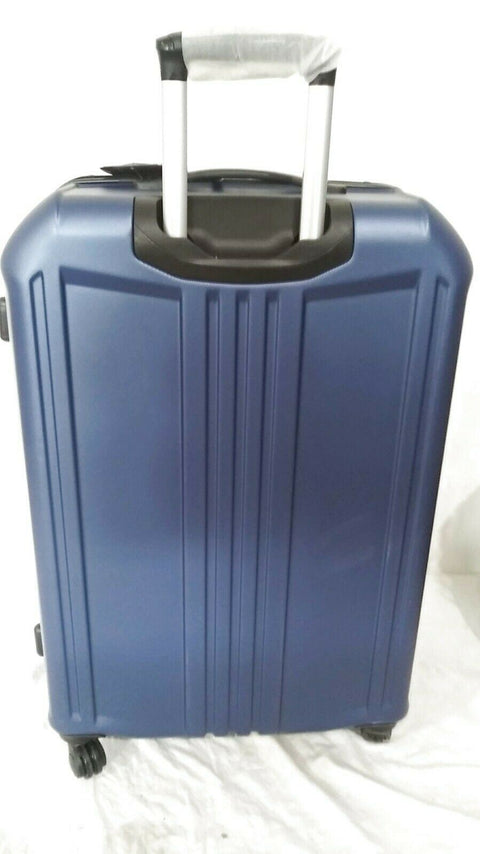 $400 NEW Elite Luggage Capitola 29" Hard Luggage Spinner Wheels Suitcase Blue