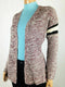 $69 New Hippie Rose Womens Red Long Sleeve Front Open Hi-Low Cardigan Sweater XS