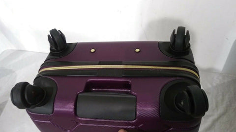 $400 Aimee Kestenberg Diamond 2-PC Carry-On Luggage Set & Under seat Bag Purple