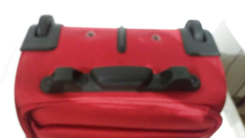 $180 NEW REVO Airborne Carry-On Two Wheeled Suitcase Luggage Red 18"