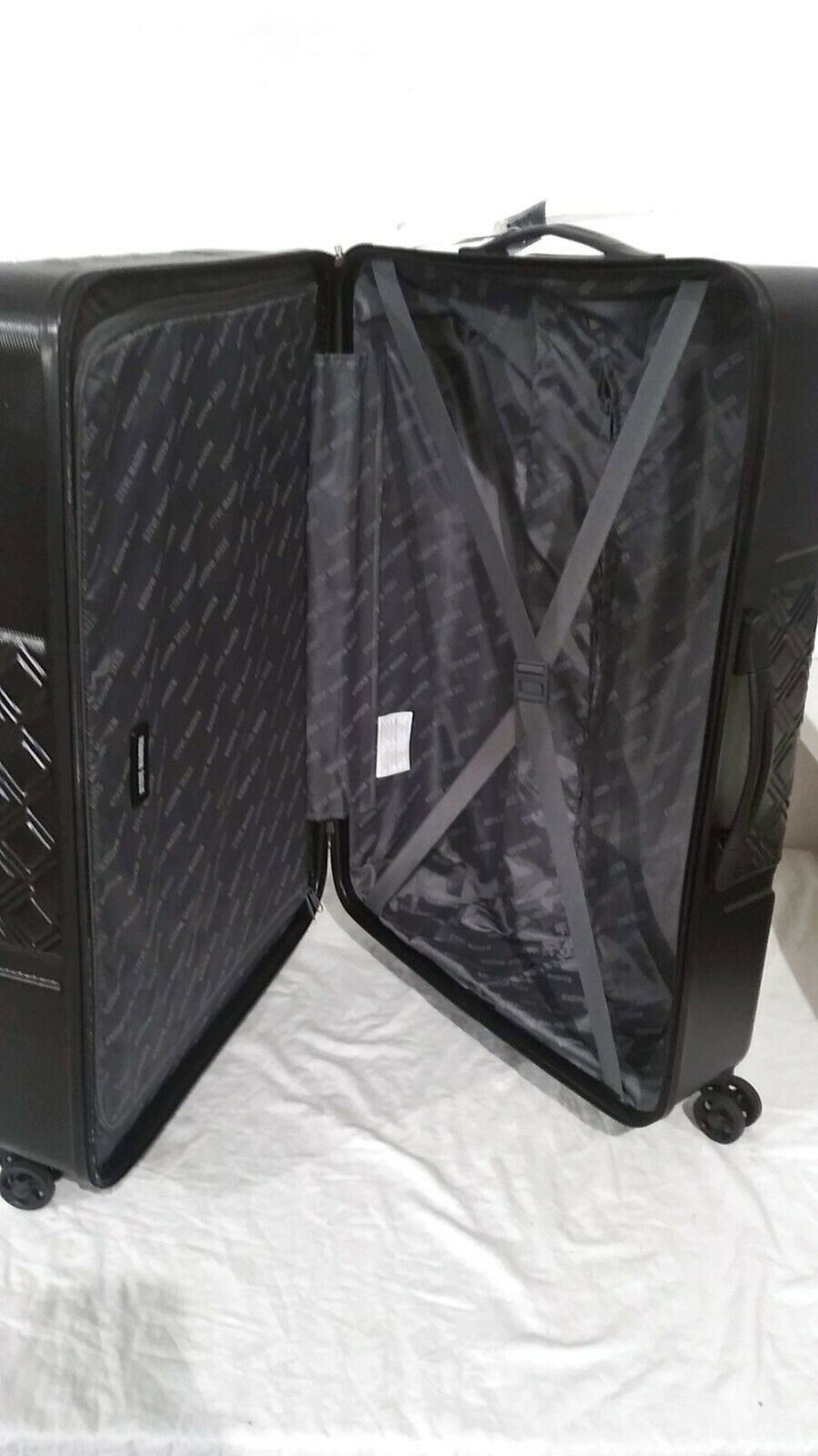 Steve Madden Harlo Black 3-Piece Under Seat Luggage Set