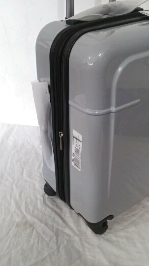 $300 New Delsey Air-Quest 21" Carry-On Spinner Suitcase Hard Luggage Gray