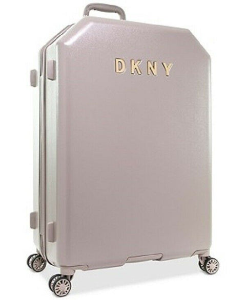 $350 DKNY Allure 28" Hard Case Spinner Wheels Travel Suitcase Luggage Gray
