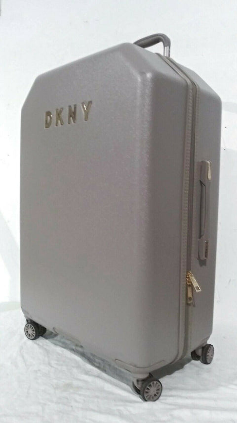 $350 DKNY Allure 28" Hard Case Spinner Wheels Travel Suitcase Luggage Gray