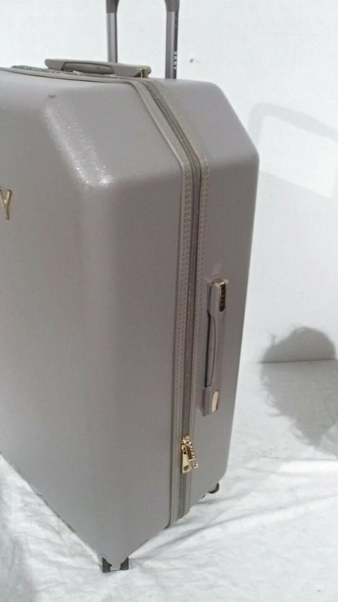 $350 DKNY Allure 28" Hard Case Spinner Wheels Travel Suitcase Luggage Gray