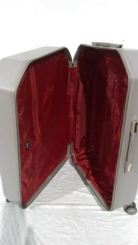 $350 DKNY Allure 28" Hard Case Spinner Wheels Travel Suitcase Luggage Gray