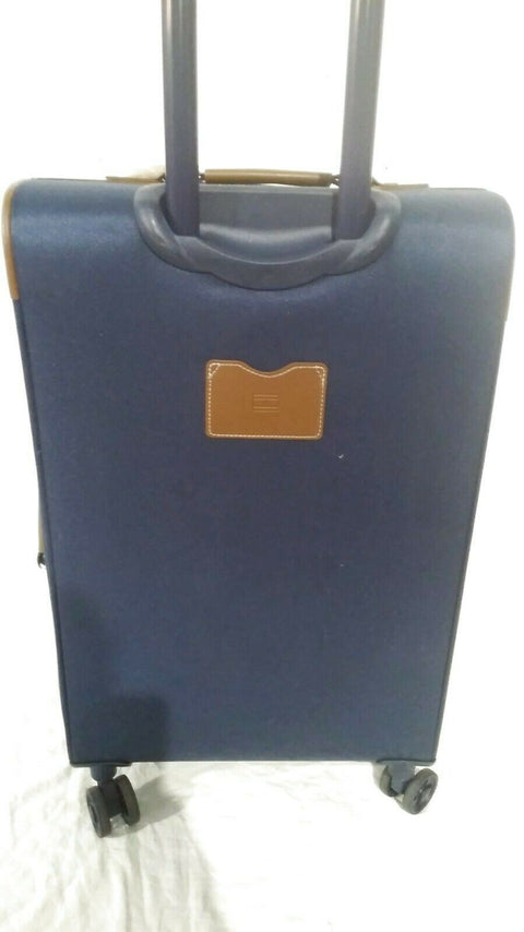 $280 TOMMY HILFIGER Freeport 25'' Lightweight Spinner Suitcase Luggage Blue