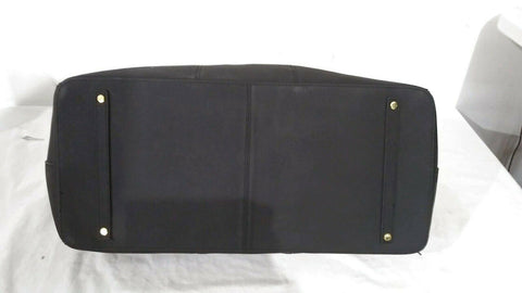 $380 New Joy Mangano Christie Weekender, Black Saffiano Leather Travel bag