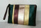 $78 RADLEY LONDON Women Leather Clifton Stripe Wristlet Wallet Clutch Top Zip