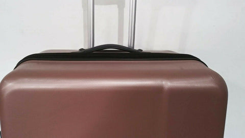$340 London Fog Southbury 29" Hard Expandable Spinner Luggage Suitcase Rose