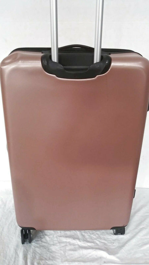 $340 London Fog Southbury 29" Hard Expandable Spinner Luggage Suitcase Rose