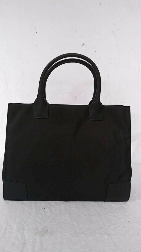 $380 New Joy Mangano Bobby Signature Black Saffiano Leather Tote Travel bag