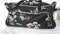 $200 BEBE 30" Rolling Wheel Duffel Travel Bag Soft Case Reversible Black Floral - evorr.com