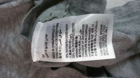Karen Scott Women Long Sleeve Gray Embroidery Button Cardigan Sweater Plus 0X