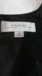 $275 NEW TAHARI Women's Black Blue Striped Long Party Gown Dress Belted Size 4 - evorr.com