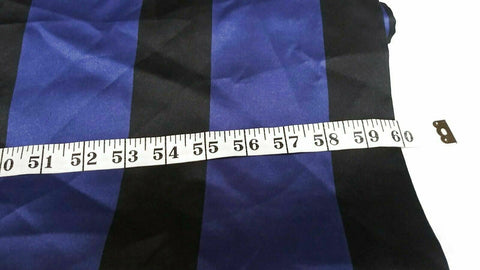 $275 NEW TAHARI Women Black Blue Striped Long Party Gown Dress Belted Size 4