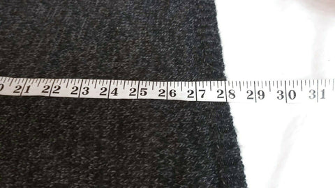 Karen Scott Women Long Sleeve Gray Pointelle Front Open Cardigan Sweater Size L