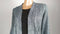 Karen Scott Women Long Sleeve Blue Front Open Cardigan Duster Sweater Plus 1X