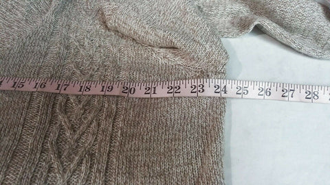 Karen Scott Women Long Sleeve Marl Front Open Ruffle Cardigan Sweater Plus 1X