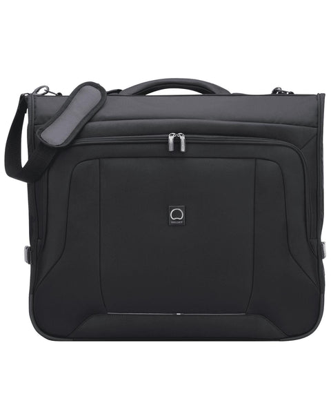 $220 New Delsey OptiMax Lite 21" Book-Opening Garment Bag Black