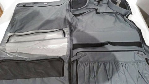 $220 New Delsey OptiMax Lite 21" Book-Opening Garment Bag Black