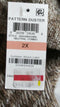 Karen Scott Women's Long Sleeve Marl Front Open Duster Cardigan Sweater Plus 2X