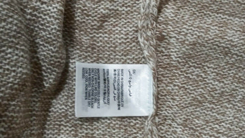 Karen Scott Women Long Sleeve Marl Front Open Ruffle Cardigan Sweater Plus 0X
