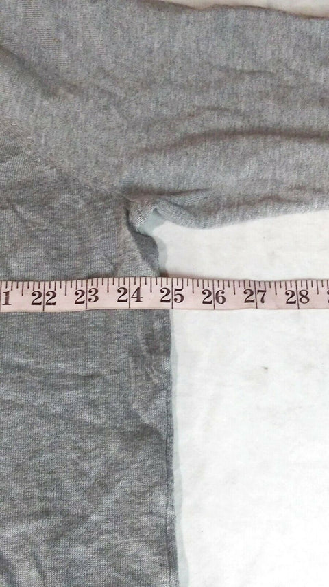 Karen Scott Women's Long Sleeve Gray Embroidery Button Cardigan Sweater Plus 1X